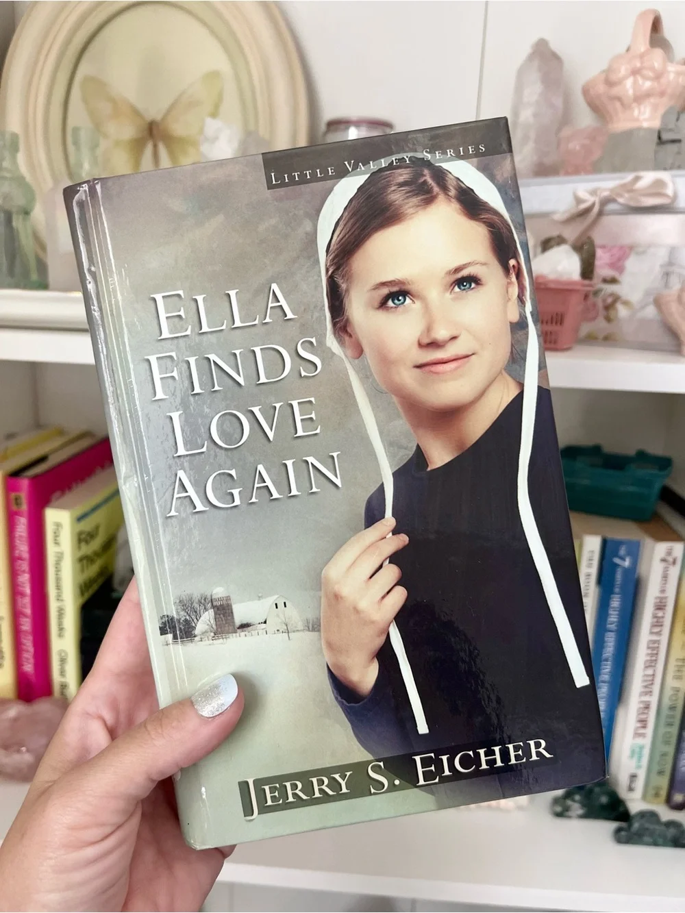 Ella Finds Love Again Jerry Eicher Large Print Hardcover Ex Library Amish